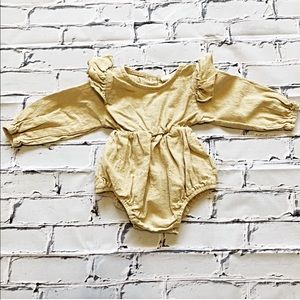 Tan Bubble Romper